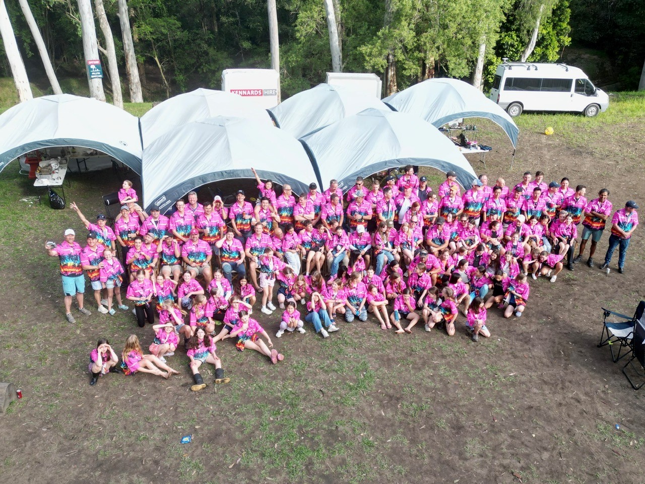 Glenworth Valley Pink Shirts Year 7 Camp